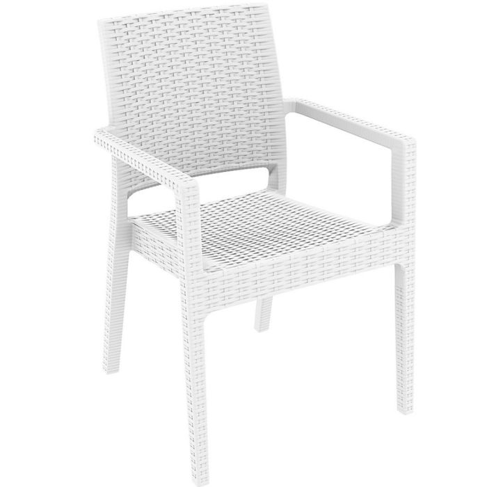 Ibiza Stacking Armchair - White main product photo