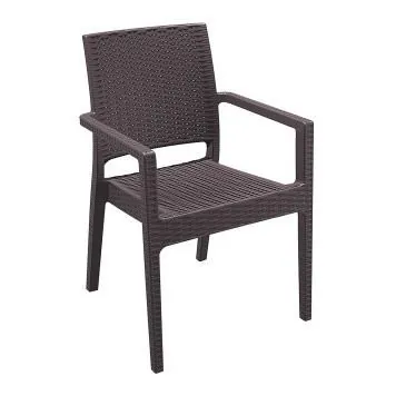 Ibiza Stacking Armchair - Brown