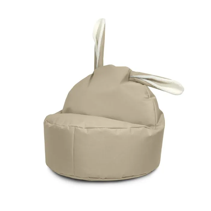 Kids Bunny Indoor Beanbag - Beige