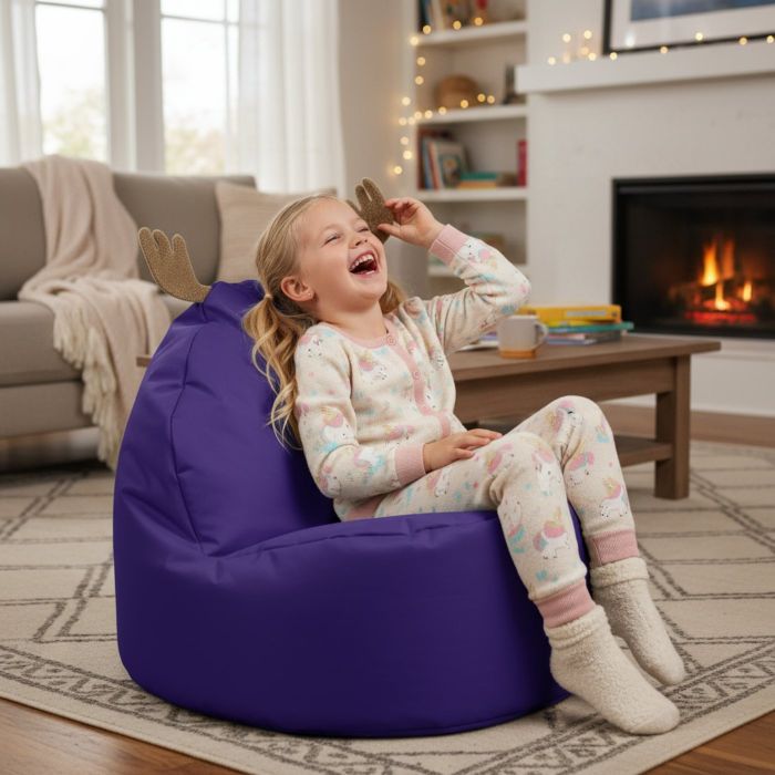 Kids Moose Indoor Beanbag - Purple main product photo