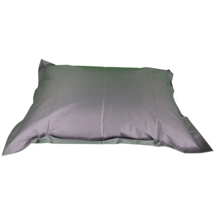 The Big Smug Grey Bean Bag Down Flat
