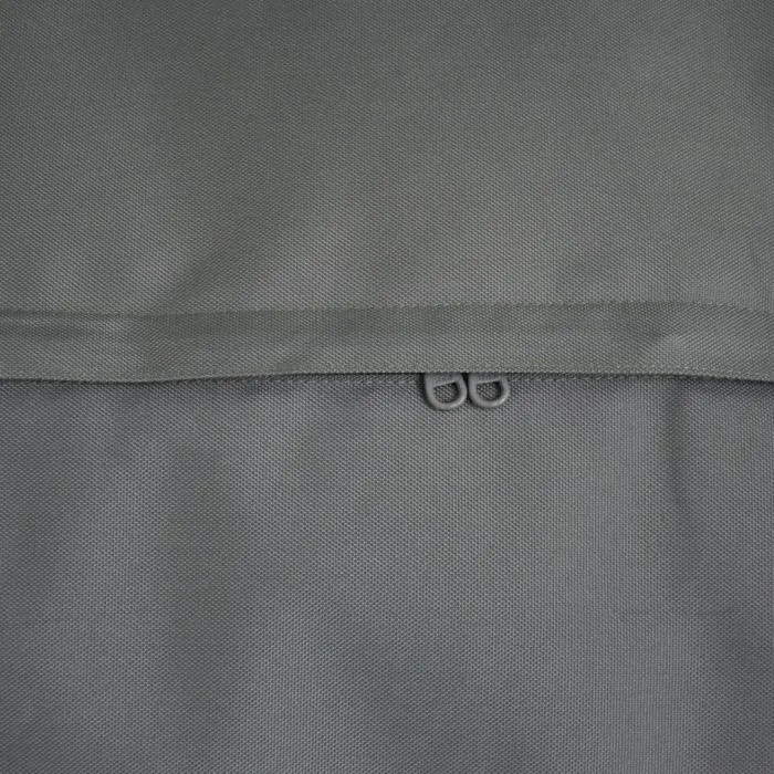 Close up of The Big Smug Grey Bean Bag