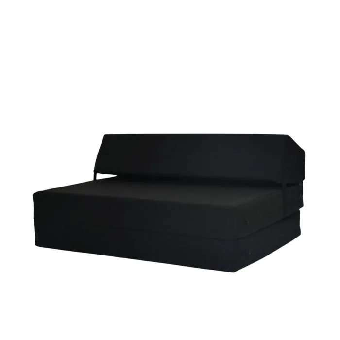 Double Chair Bed - Black