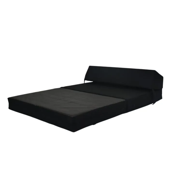Double Chair Bed - Black