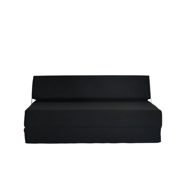 Double Chair Bed - Black