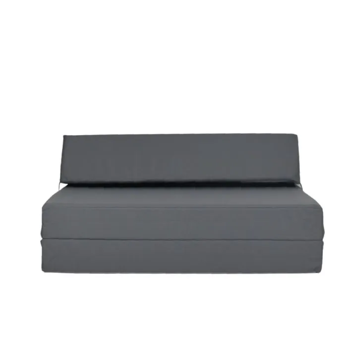 Double Chair Bed - Grey