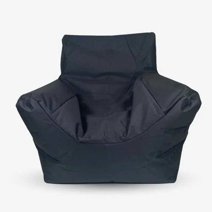 Funzee Kids Small Beanbag Chair - Black