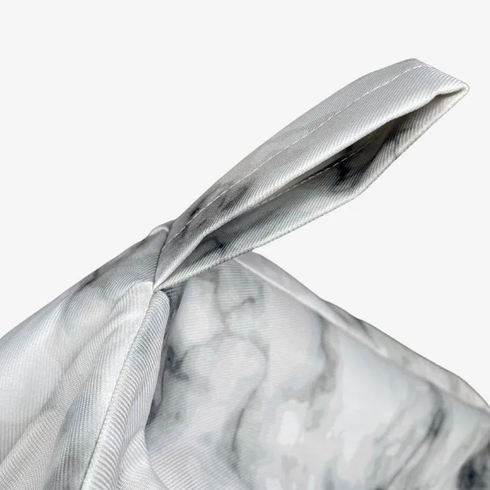Kids Marble Print Beanbag - Grey