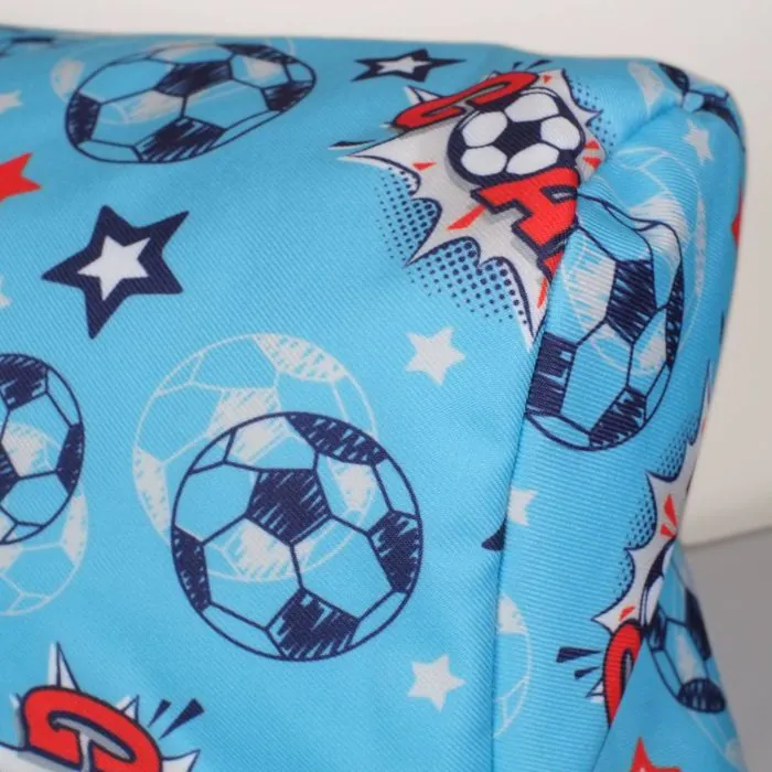 Funzee Kids Small Beanbag Chair - Blue Goal