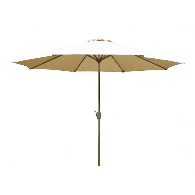 LG Eclipse 3m Deluxe Stainless Steel Parasol - Blended Oatmeal main product photo