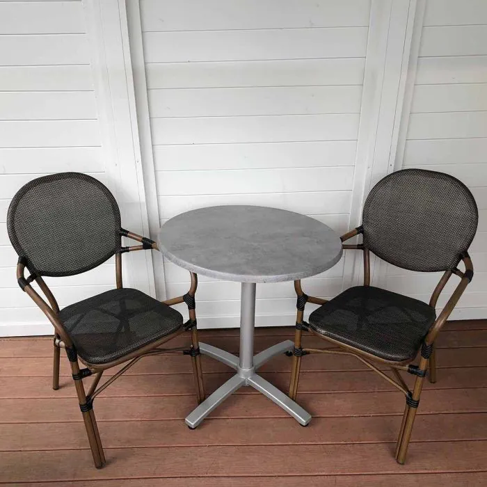 Lyon Carver City Round Folding Bistro Set Lyon Carver City Round Folding Bistro Set