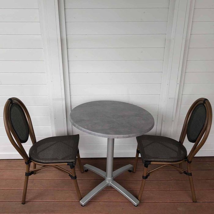 Lyon City Round Folding Bistro Set main product photo