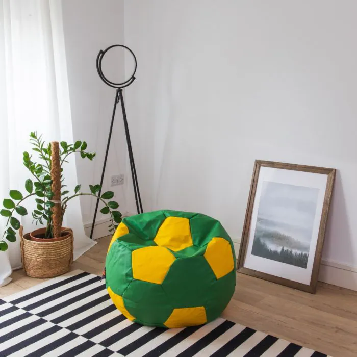 County Colours Bean Bag - Green and Yellow