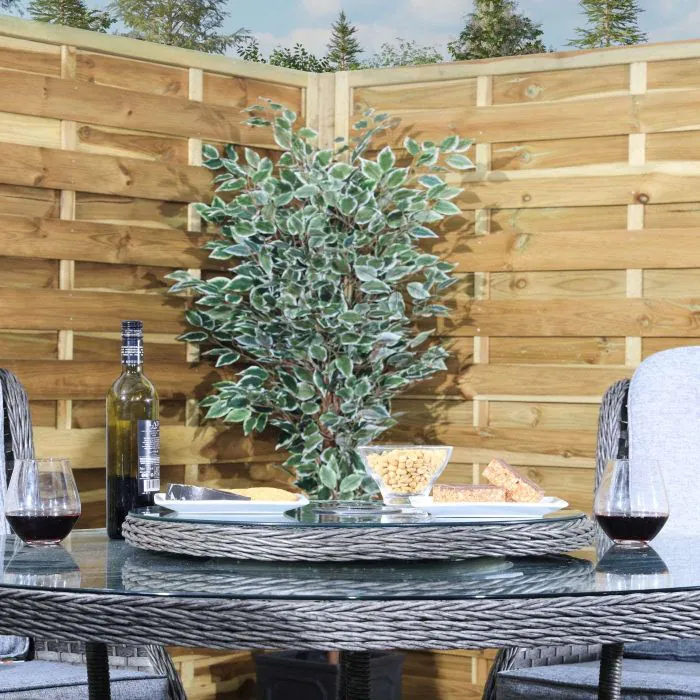 Amalfi 60cm Lazy Susan - Dark Grey