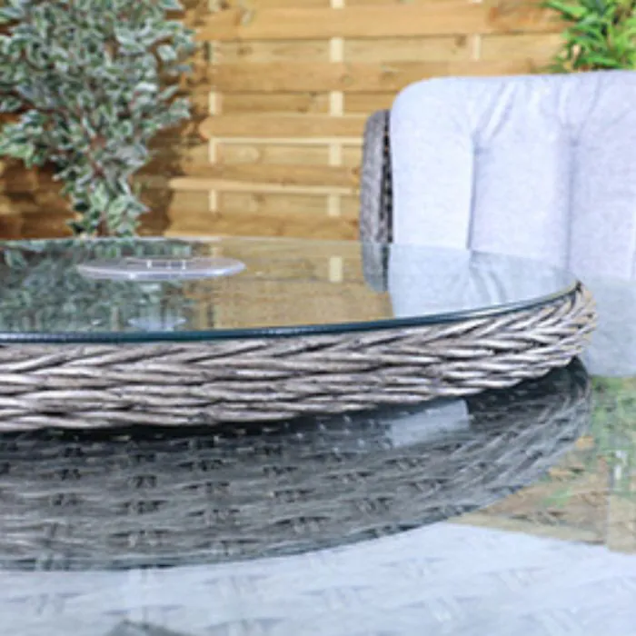 Amalfi 60cm Lazy Susan - Dark Grey