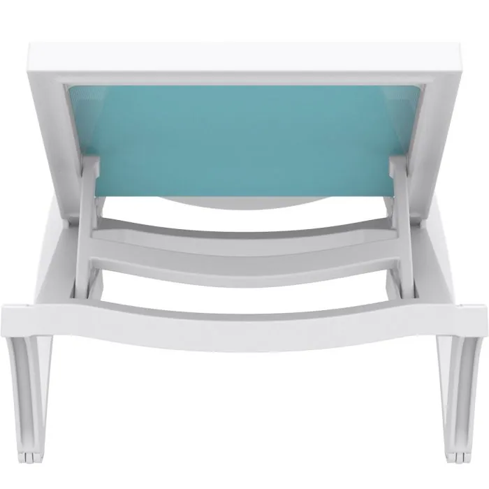 Pacific White Sun Lounger