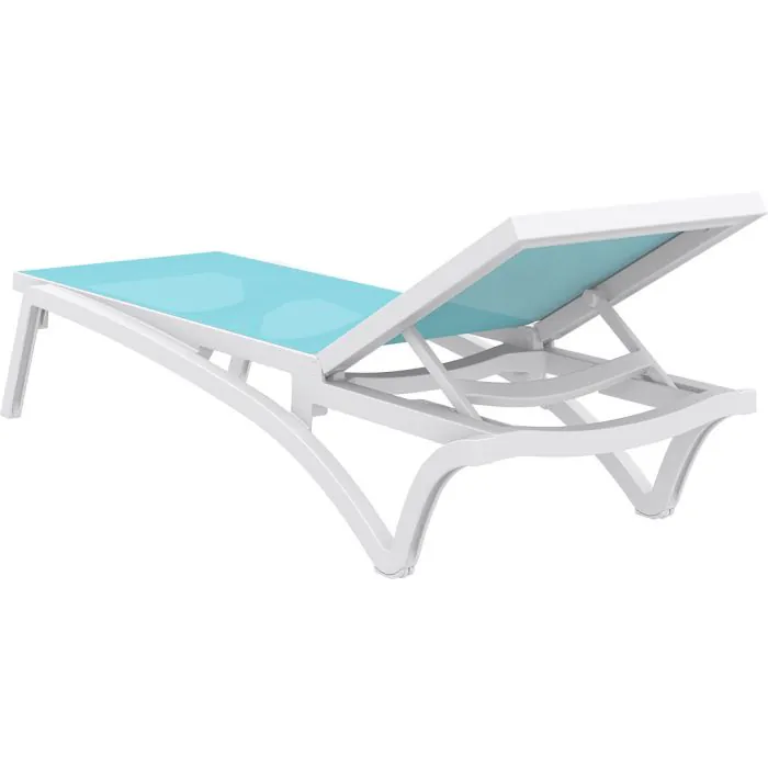 Pacific White Sun Lounger