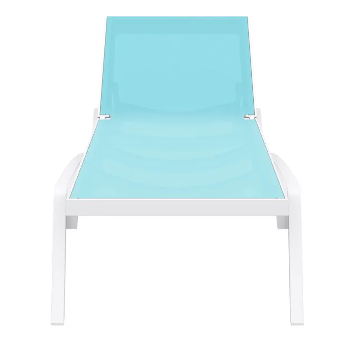 Pacific White Sun Lounger