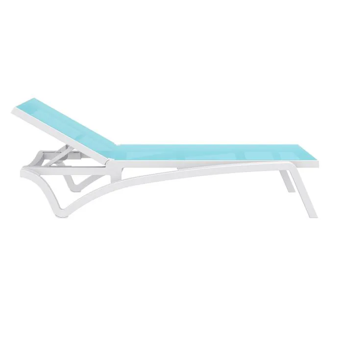 Pacific White Sun Lounger