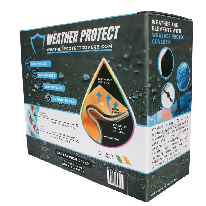 Weather Protect Gas Barbecue - (135cm x 101cm)