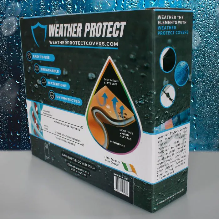 Weather Protect Gas Bottle 15kg (60cm x 32cm) Cover