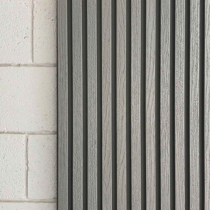 Duro-Clad Composite Cladding - Stone Grey (22cm x 2.6cm x 220cm) main product photo