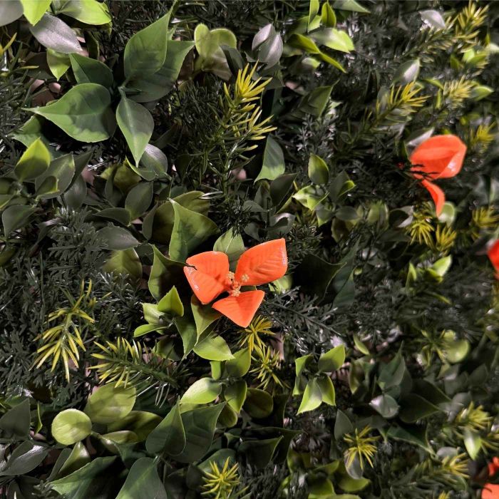 Orange Bouquet Wall Panel 1m x 1m main product photo