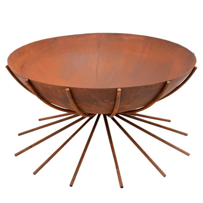 Outdoor Metal Dakota Firebowl in Rust main product photo