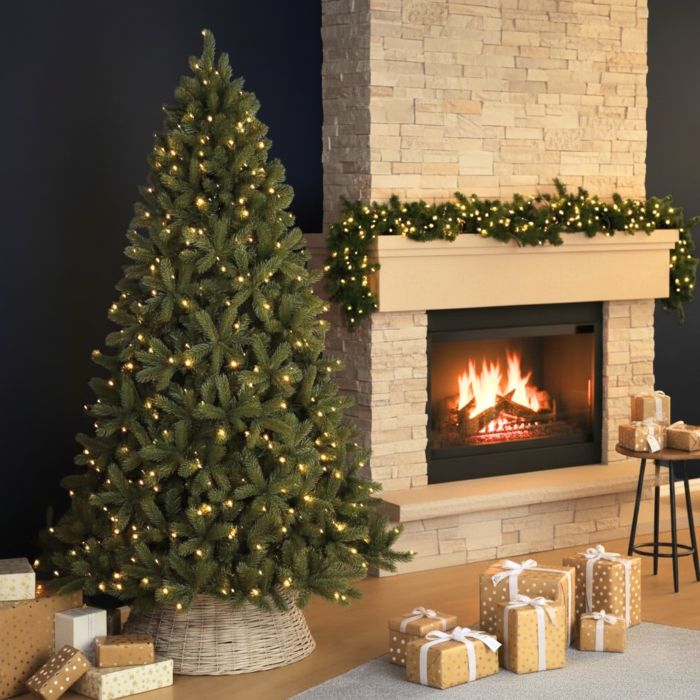 5ft (150cm) Pre-Lit Mayberry Spruce Artificial Christmas Tree main product photo