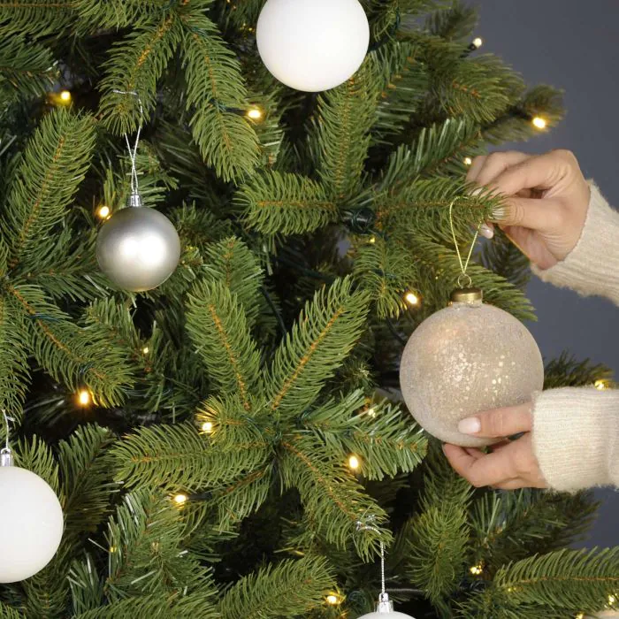 7ft (210cm) Pre-Lit Mayberry Spruce Artificial Christmas Tree