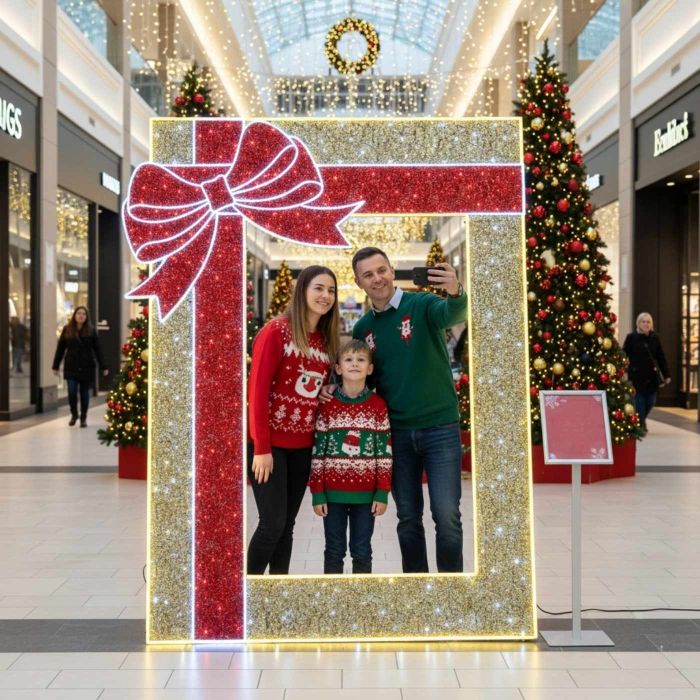 230cm x 180cm Lit Picture Frame Photo Opportunity main product photo