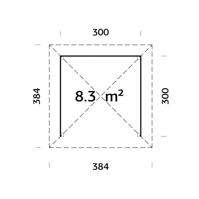 Bianca 8.3m Gazebo - Set 2