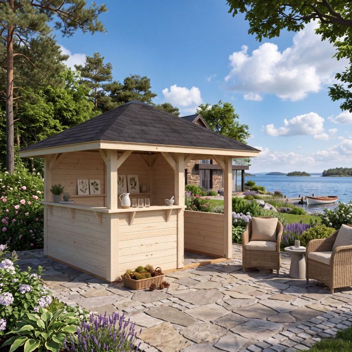 Bianca 8.3m Gazebo (323cm x 300cm x 300cm) - Set 3 main product photo