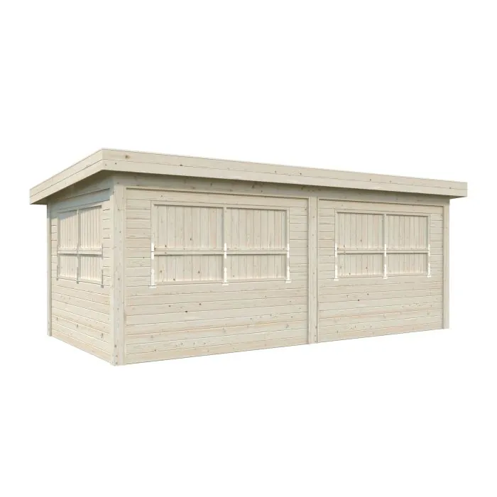 Lenna 16.6m Flat Roof Gazebo with 2 Full Walls and 4 Wall Hatches (6m x 3m) Lenna 16.6m Flat Roof Gazebo with 2 Full Walls and 4 Wall Hatches (6m x 3m)