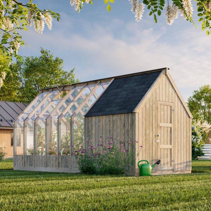 Heritage Emilia 4m² Potting Shed - No Greenhouse Included (8ft x 6ft) main product photo
