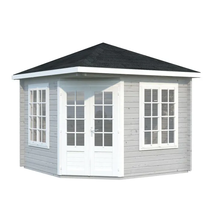Melanie 9.9m Wooden Pavilion with Roof Shingles