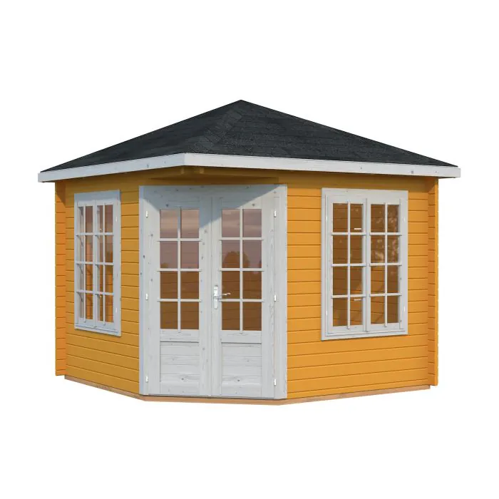Melanie 9.9m Wooden Pavilion with Roof Shingles