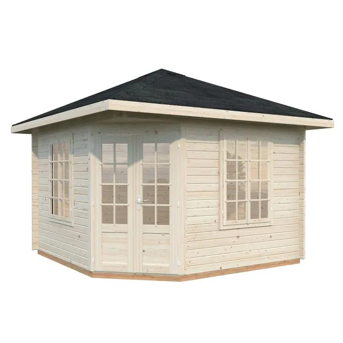 Melanie 9.9m Wooden Pavilion with Roof Shingles
