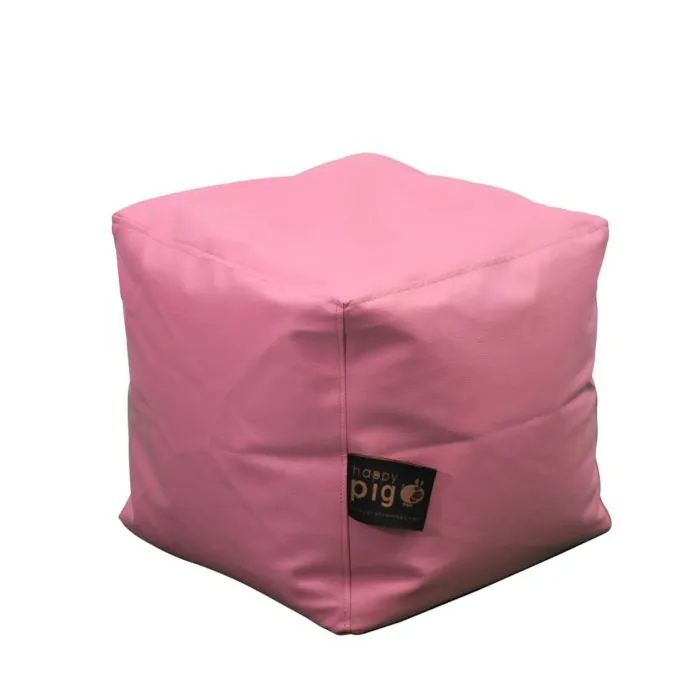 Happy Piggy Footstool - Pink
