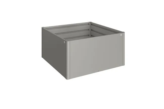 Raised Vegetable Bed - Metallic Quartz Grey - 1.5 x 1.5 (152cm x 152cm x 77cm)