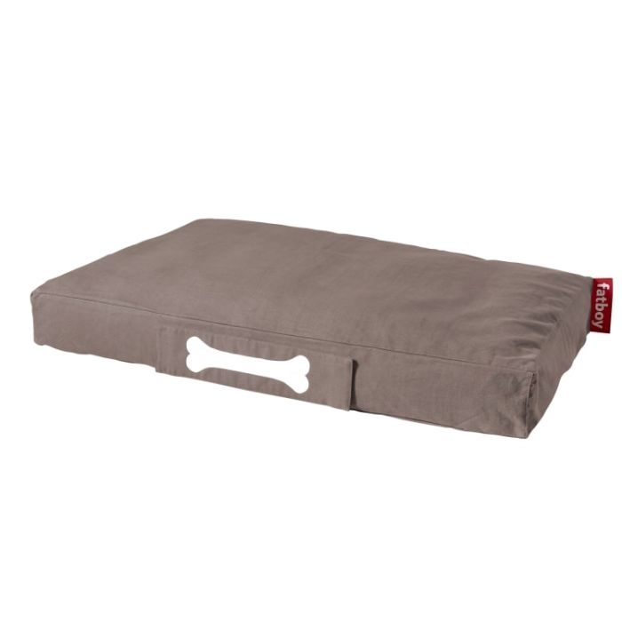 Large Stonewashed Dog Bed in Taupe – Fatboy main product photo