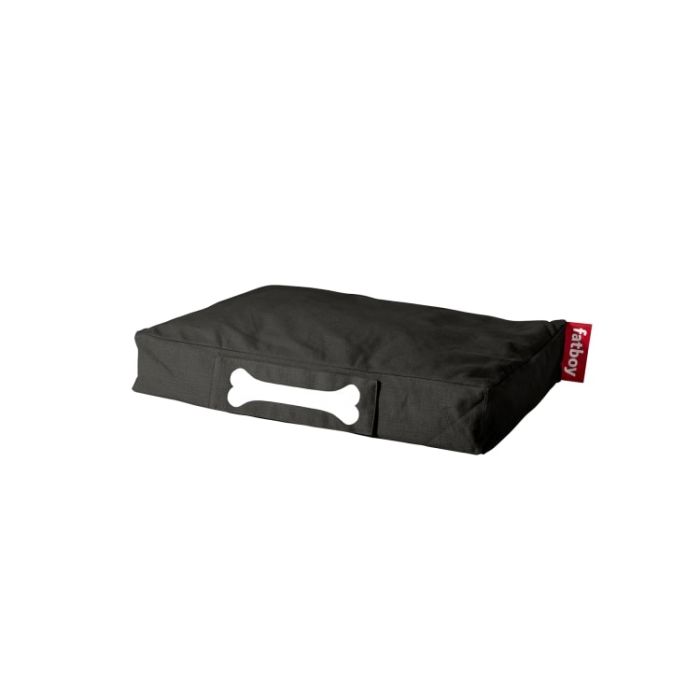 Small Stonewashed Dog Bed in Black – Fatboy main product photo
