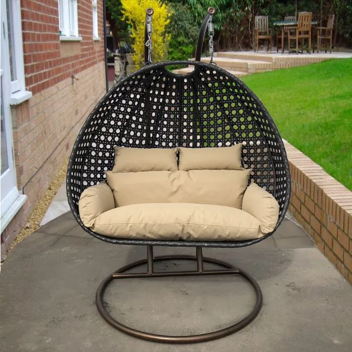 Riviera Brown Double Hanging Chair