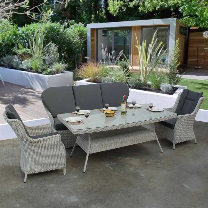 Roma 3 Seat Sofa Dining Furniture Set