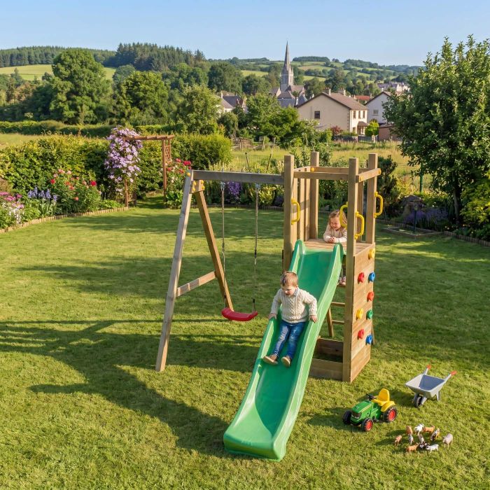 Little Glen Funny Activity Set with Green Slide and Sandbox main product photo