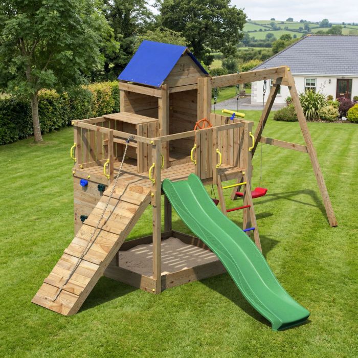 Little Glen Treehouse Activity Set with Green Slide main product photo