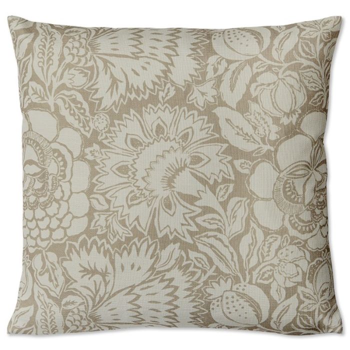 Sanderson - Poppy Damask Stone Cushion - Small - 45cm x 45cm main product photo