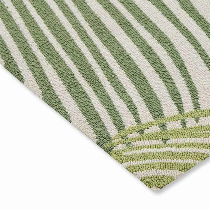 Sanderson Manila Leaf Botanical Green Rug