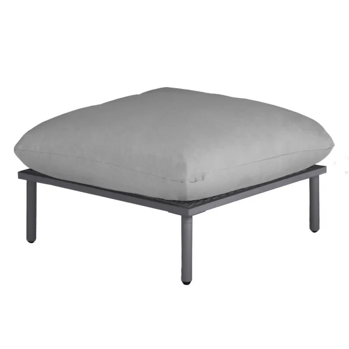 Alexander Rose Beach Footstool - Flint/Grey 