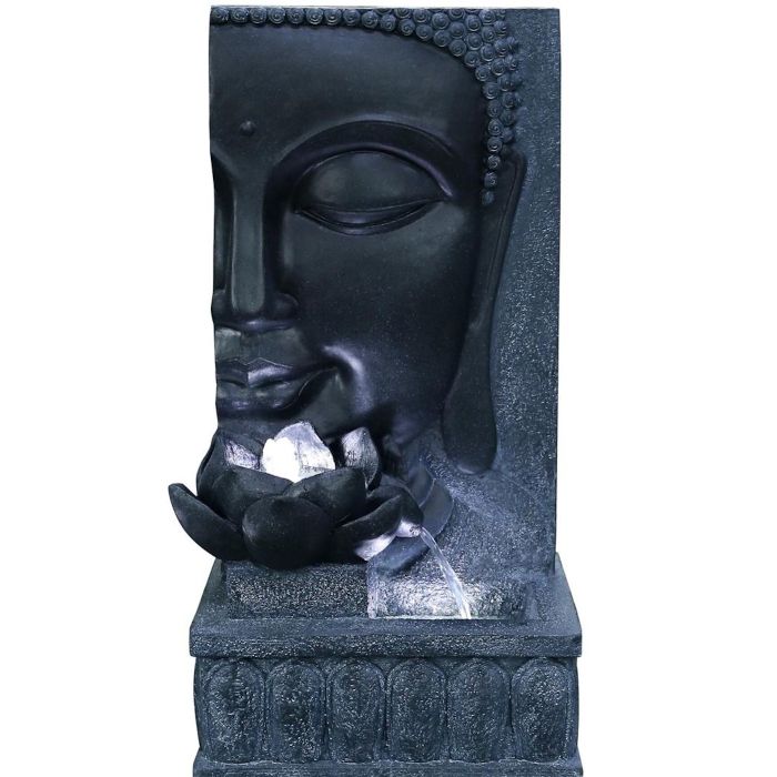 Tranquil Black Buddha Wall main product photo